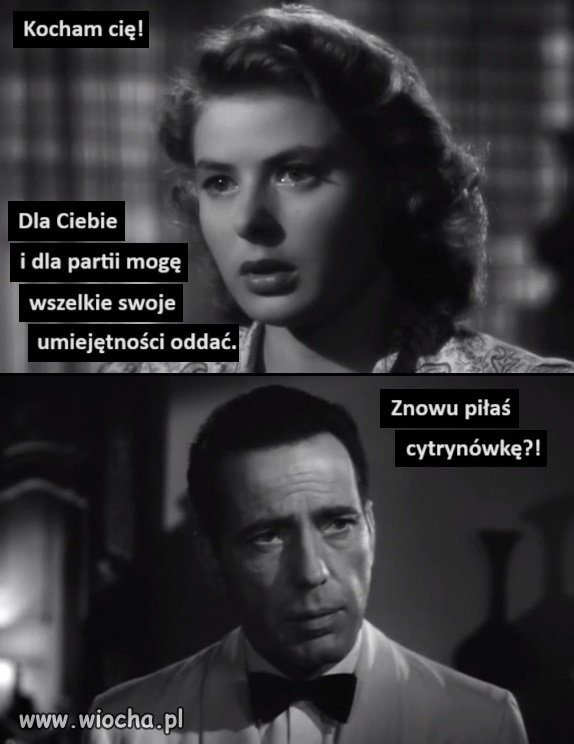 Casablanca, reż. Michael Curtiz.