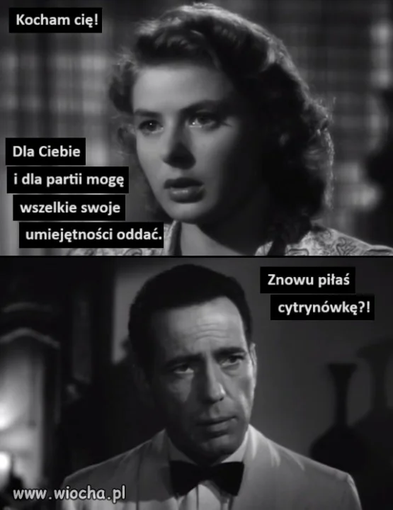 Casablanca, reż. Michael Curtiz.