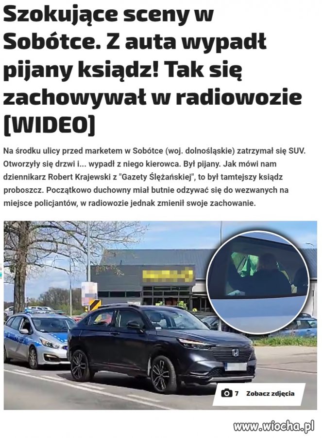 Pewnie nie dał rady iść ...to pojechał
