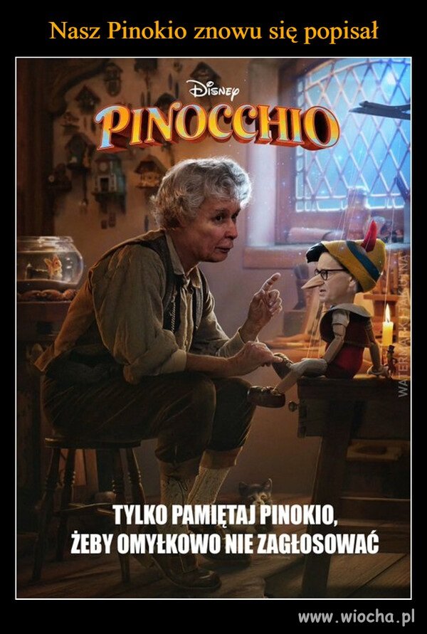 Biedaczysko, znów się pomylił w głosowaniu ...
