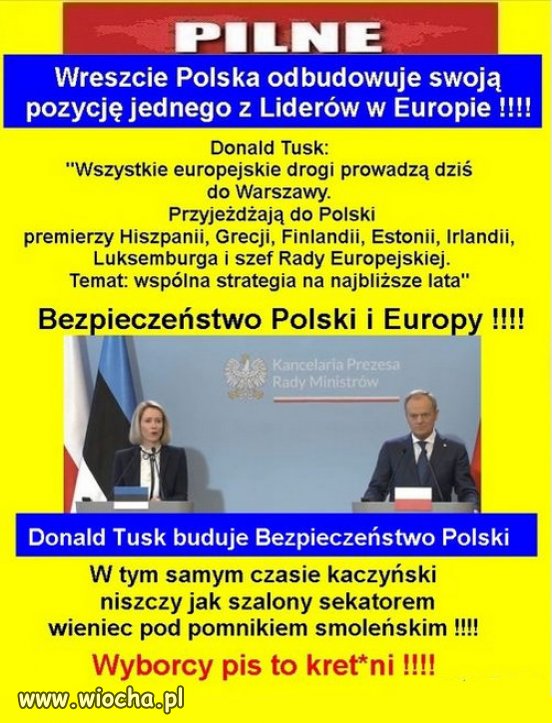 Dzięki Tuskowi Polska wraca do gry...