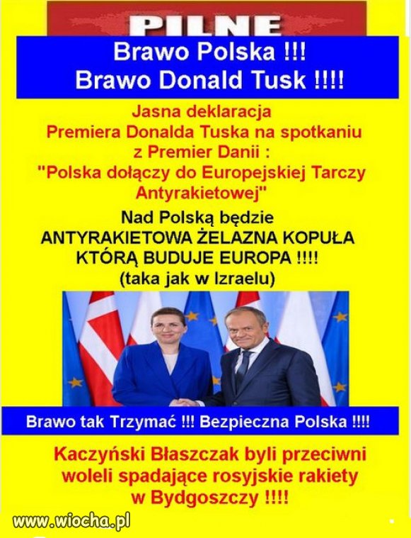 Brawo i Szacunek Panie Premierze , tak trzymać ‼️