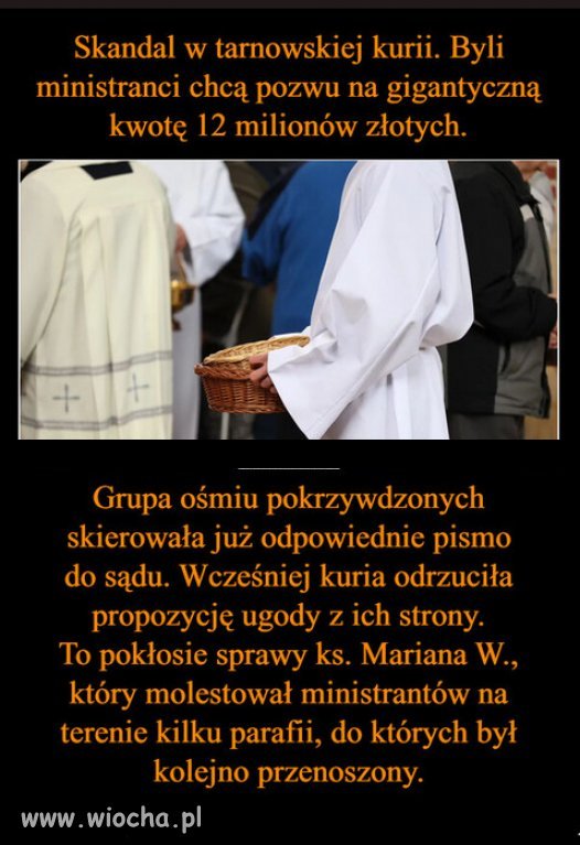 Zglaszaja sie kolejni, seksualnie wykorzystywani, juz 22!