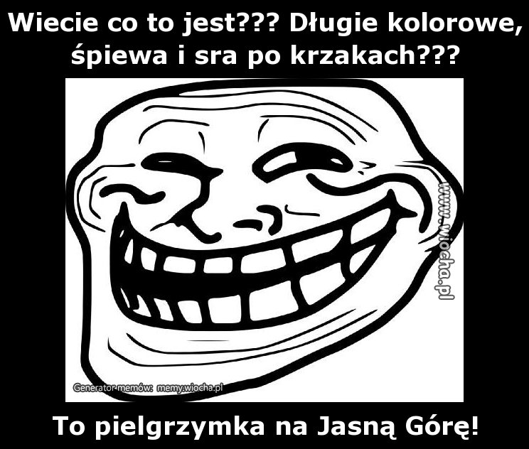 Wiecie co to jest??? Długie kolorowe, śpiewa i sra