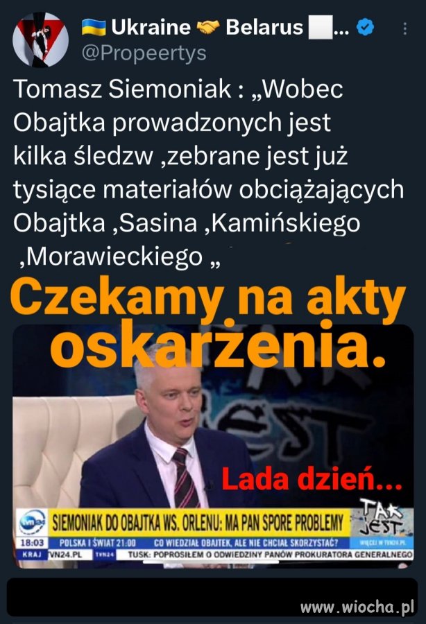 Czekamy niecierpliwie. Jest nadzieja ...