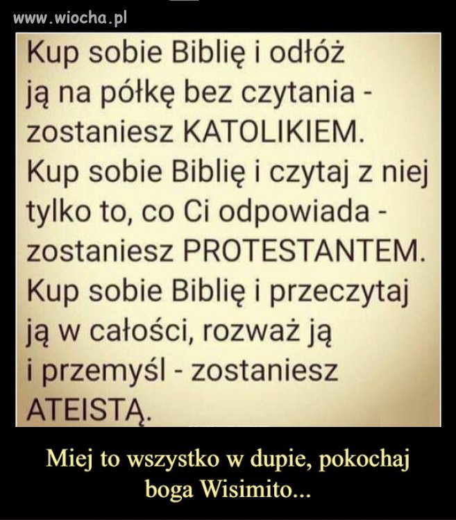 Slowo na niedziele...dla owieczek i baranow KK!
