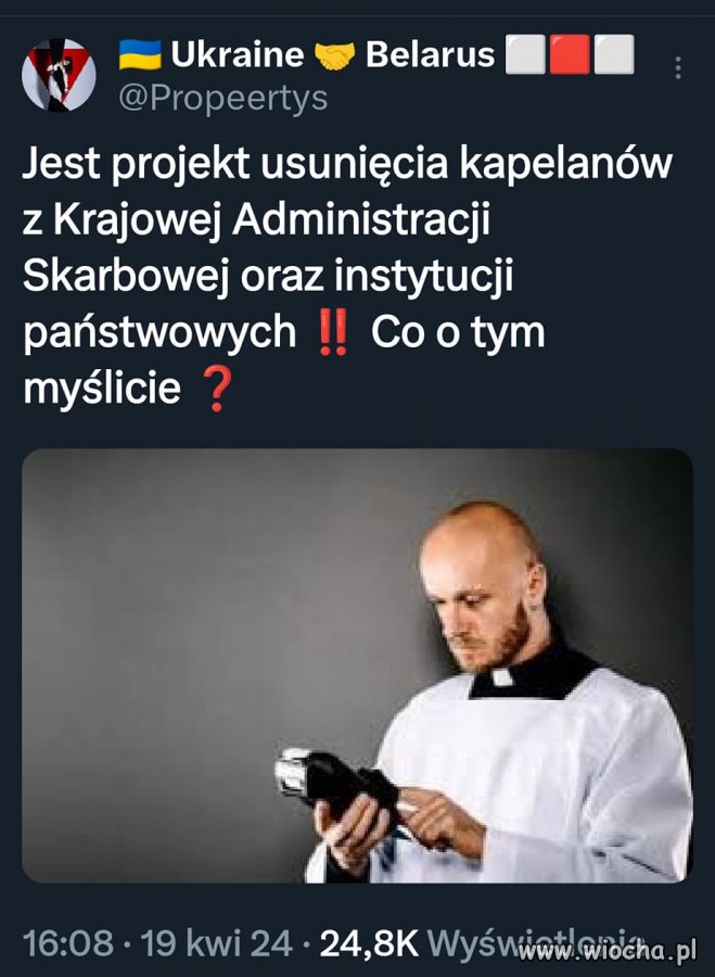 Odciąć kapelanów od KASy ? Super pomysł !