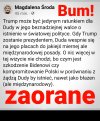 Duduś łapie się wszystkiego, żeby zaistnieć ...