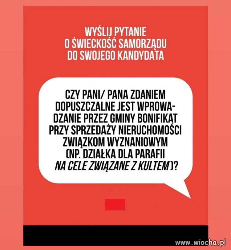 Dobre pytanie do kandydata. Za późno już by wysłać
