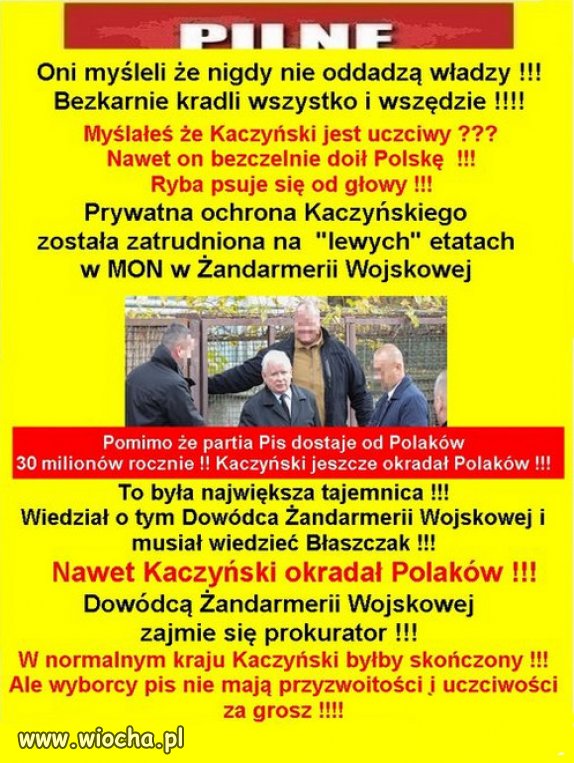 Wyborcy PiS nie mają przyzwoitości ani uczciwości 