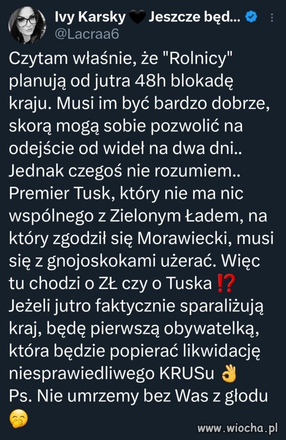 Zrównać rolników z przedsiębiorcami ...
