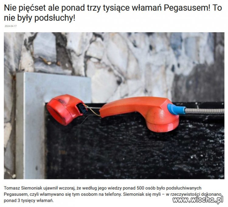 Sprawa Pegasusa wymaga dogłębnego wyjaśnienia!
