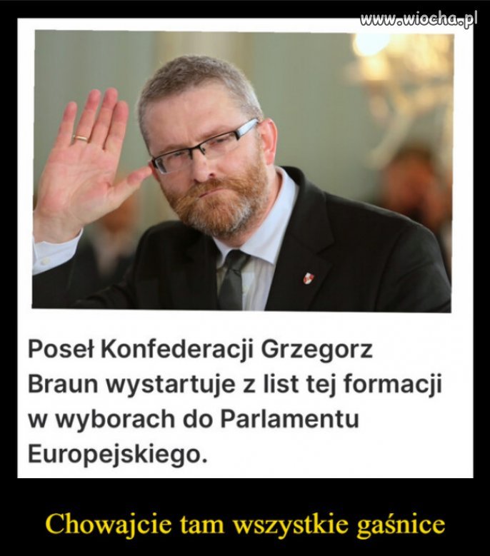 I będzie ośmieszał Polskę...Cholera... Taki wstyd!