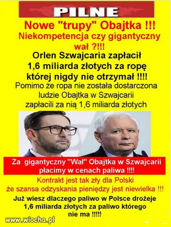 Dzień jak co dzień, nowy wal PiSu, wychodzi na jaw
