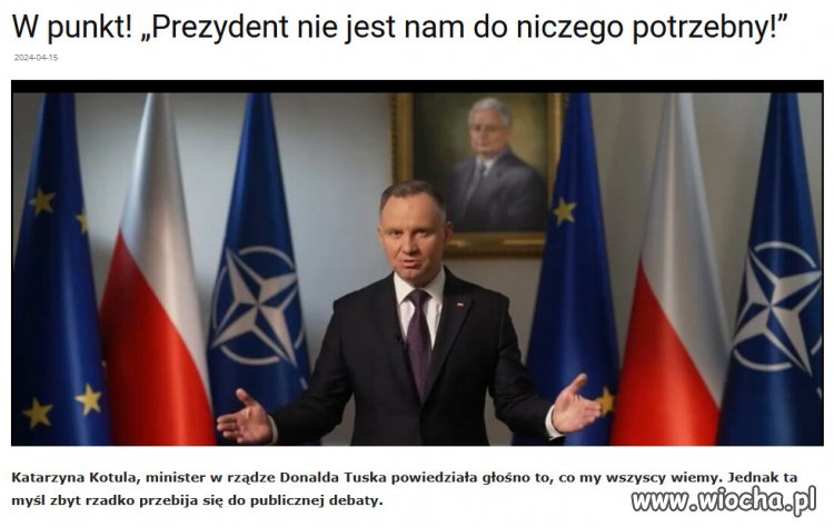 Duda to ostatni szkodnik Kaczynskiego! Marionetka!