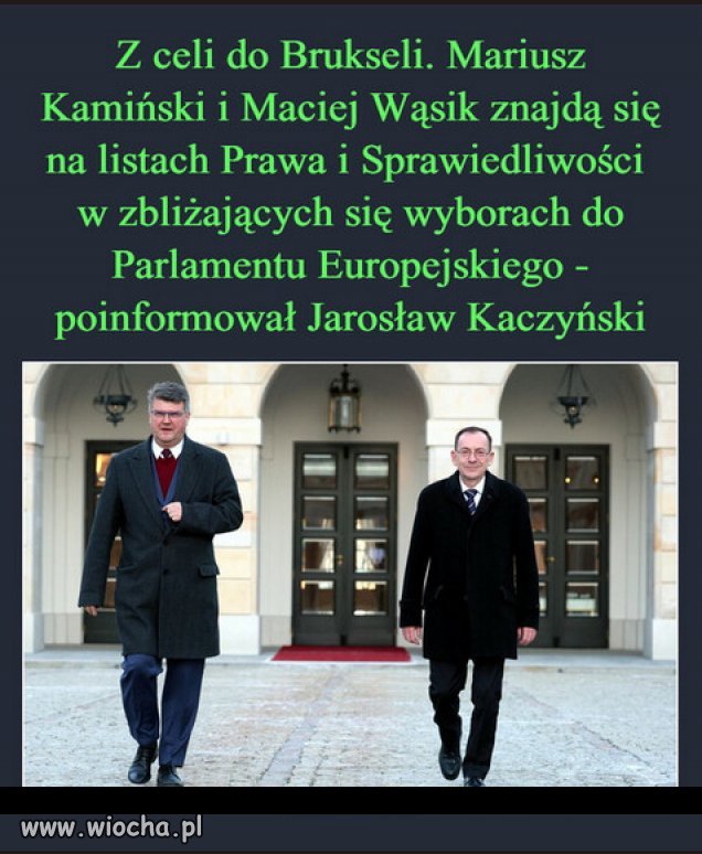 Kryminaliści, to teraz towar eksportowy Kaczyńskiego!