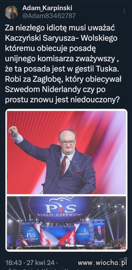 Nie ma w tym nic dziwnego. Stary dziad już dawno 
