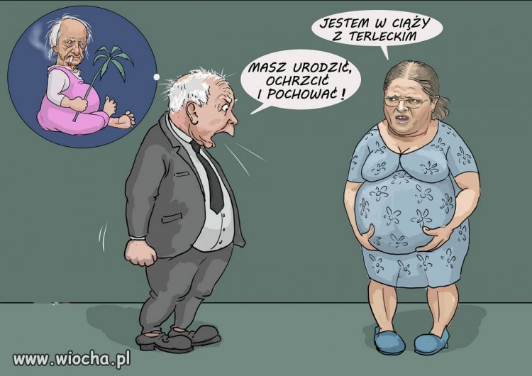Urojona ciąża Pawłowicz...i reakcja oszołoma JK...
