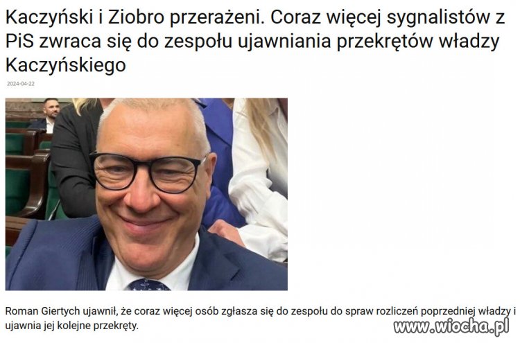 Oj boją się tych moich sygnalistów! I słusznie.