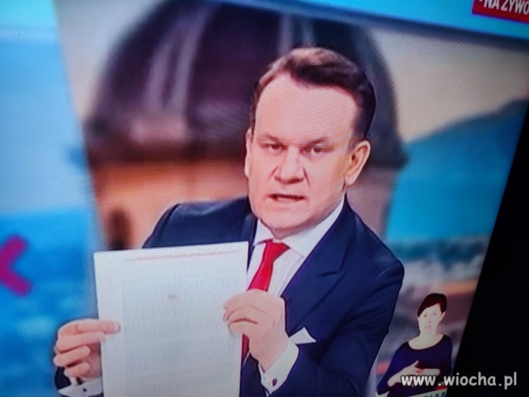 Wpuścić cymbała do telewizji to kartki pokazuje 