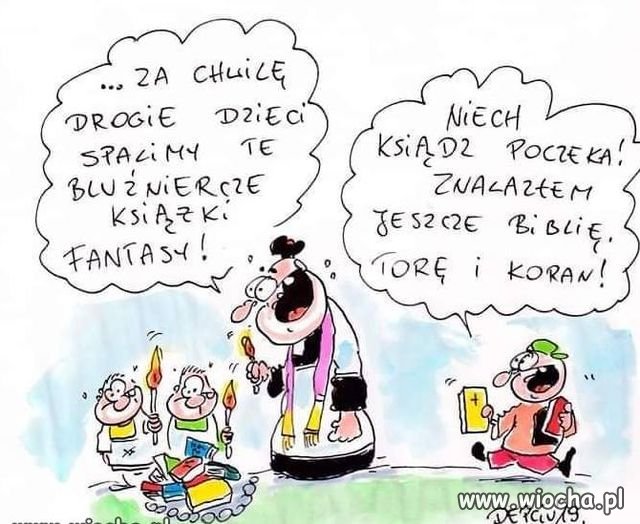 Papiści często palili książki,