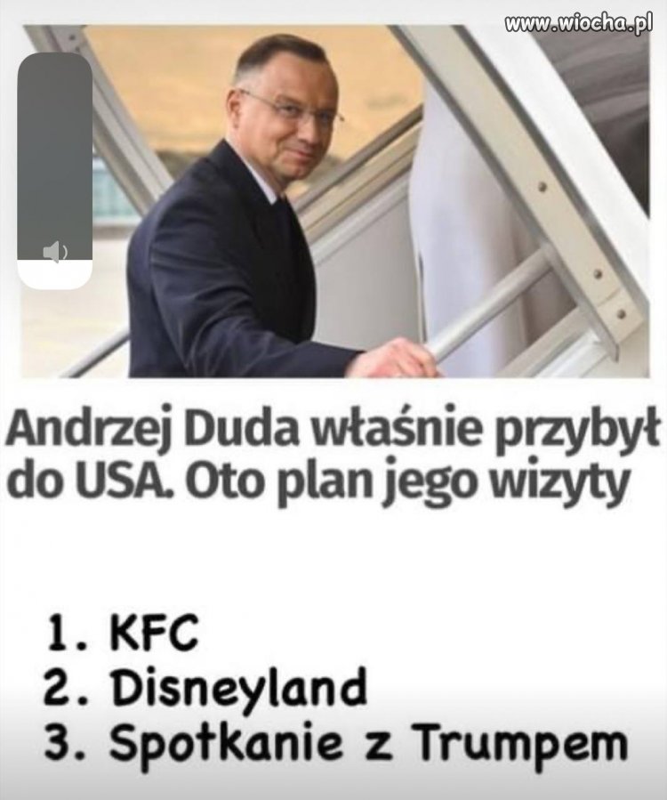Plan wizyty Andrzeja 