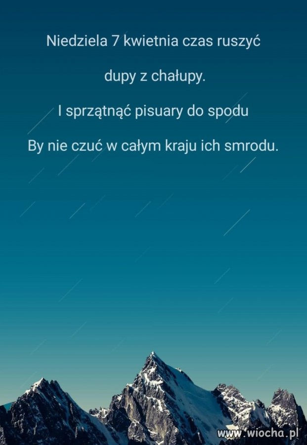 To już za parę dni ...