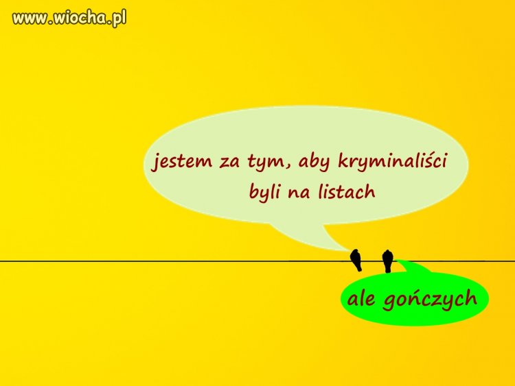 Ja też jestem za