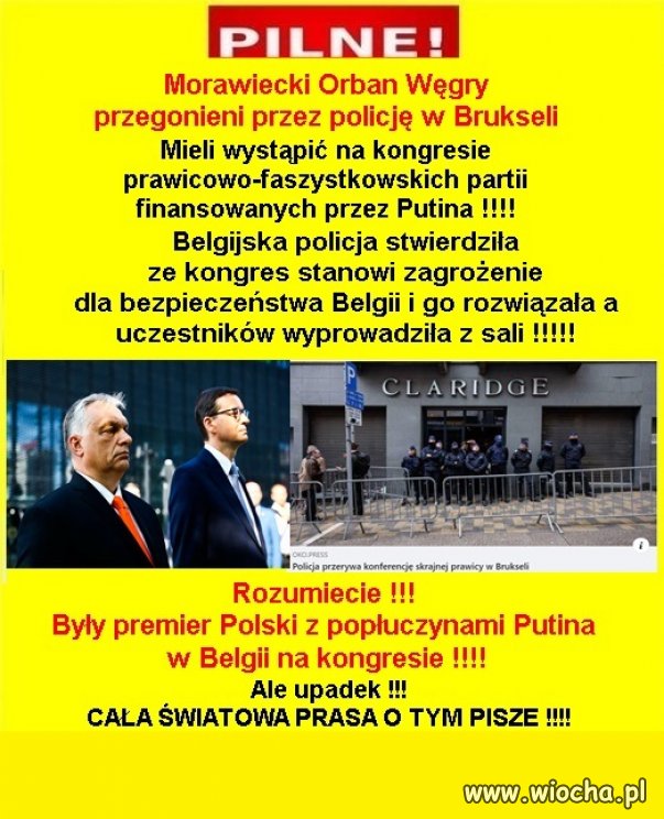 Morawiecki trzyma z patologią. Wstyd dla Polski !