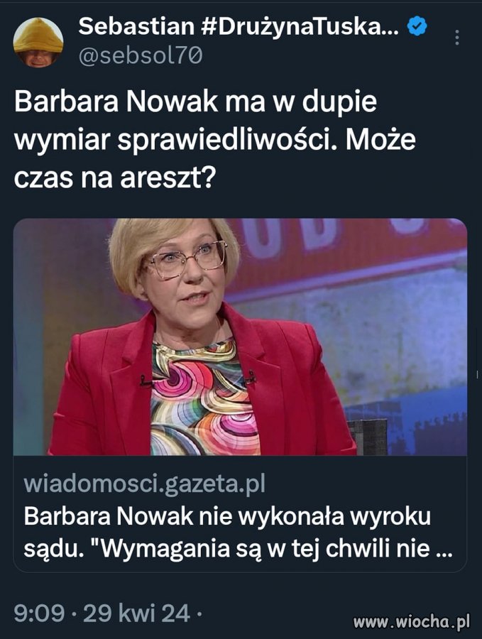 Może by posadzić ją w celi tuż obok Psa ? 