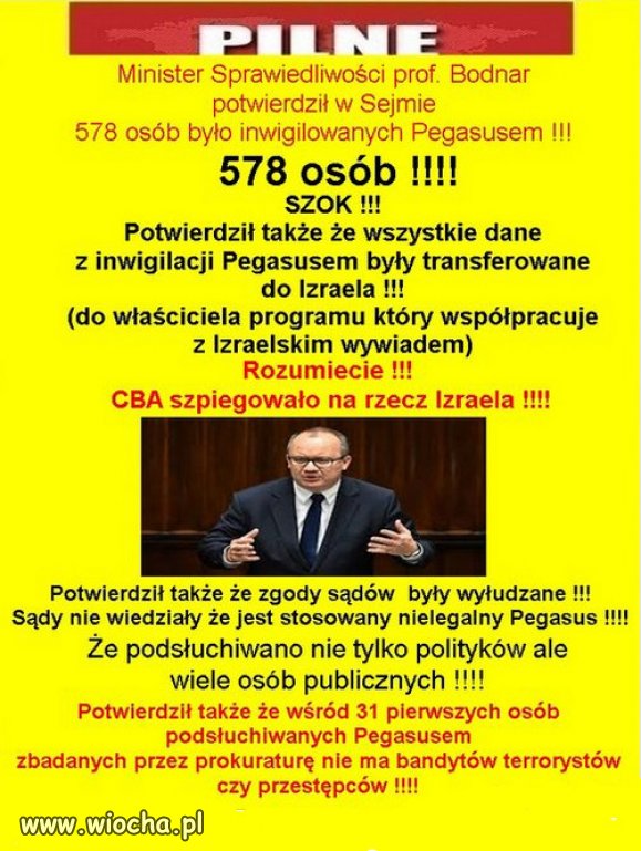 Może dla Bodnara to szok...ale gdzie konkrety?