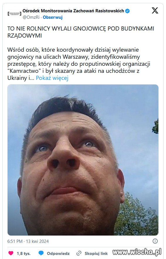 Kremlowski ślad w protestach "rolnikow" PiSu i Rydzyka...