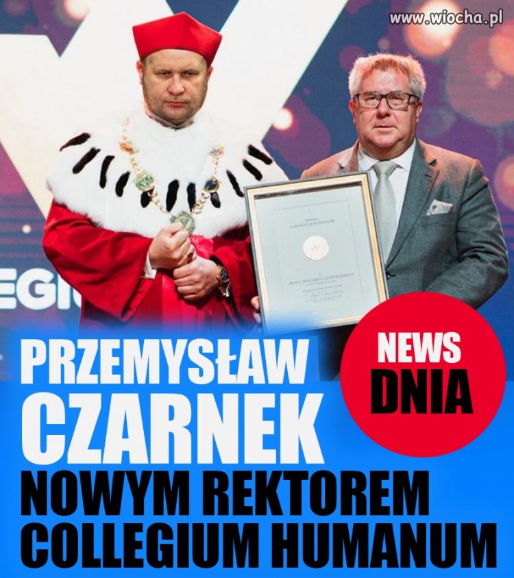 Już dziś możesz pogratulować nowemu rektorowi ...