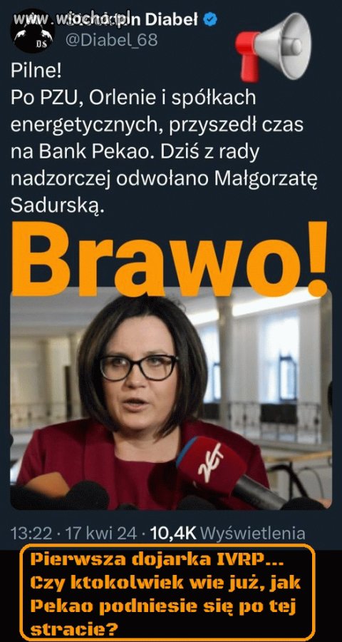 Kolejna pisowska menda "odstrzelona"