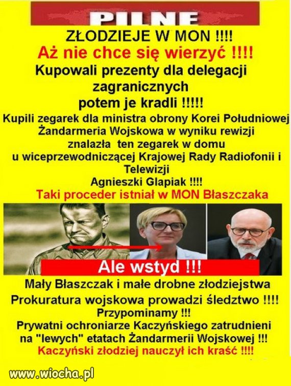 Tak kradli, drobne cwaniaczki Kaczyńskiego...