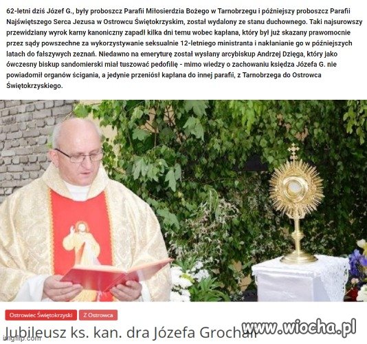 Z życia kościoła :