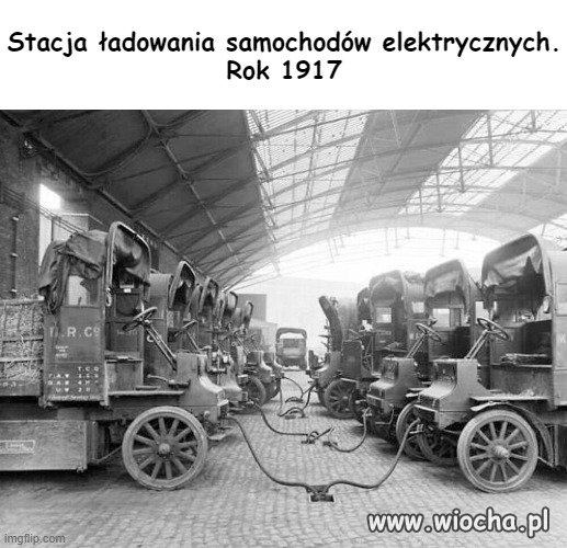 100 lat temu ktoś kombinował z autami na prąd...
