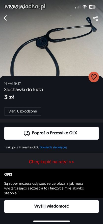Gdy Janusz chce sprzedać 