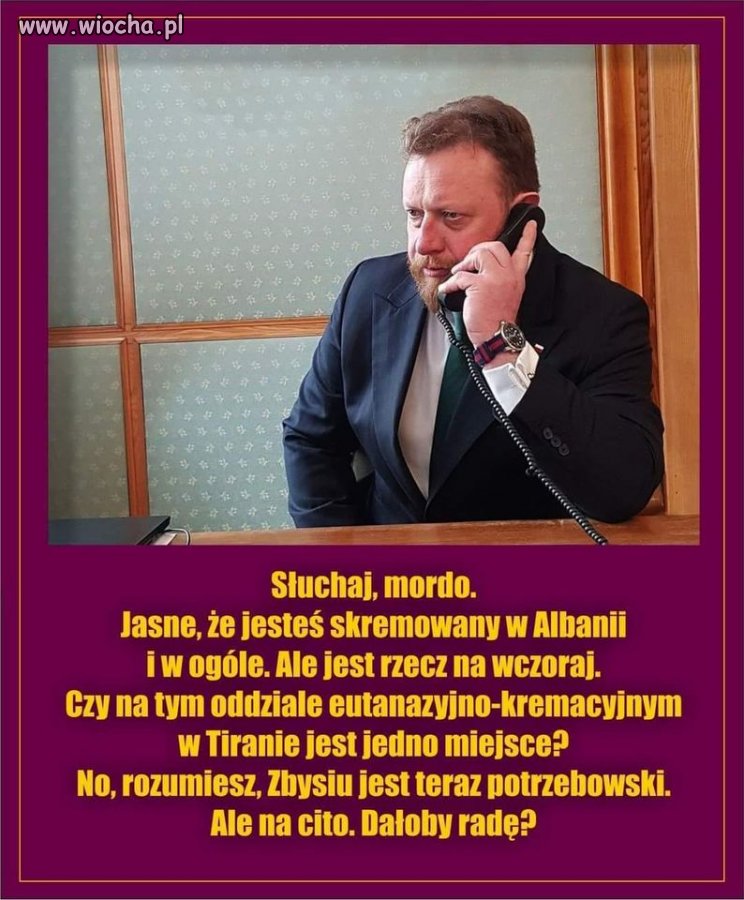 Jest taka pilna sprawa ...