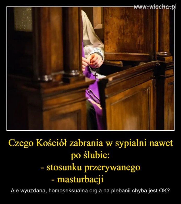 Bo wiadomo, że to jest zupełnie inny poziom wiary