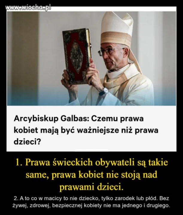 Czy tym katolickim poyebom wszystko trzeba ...