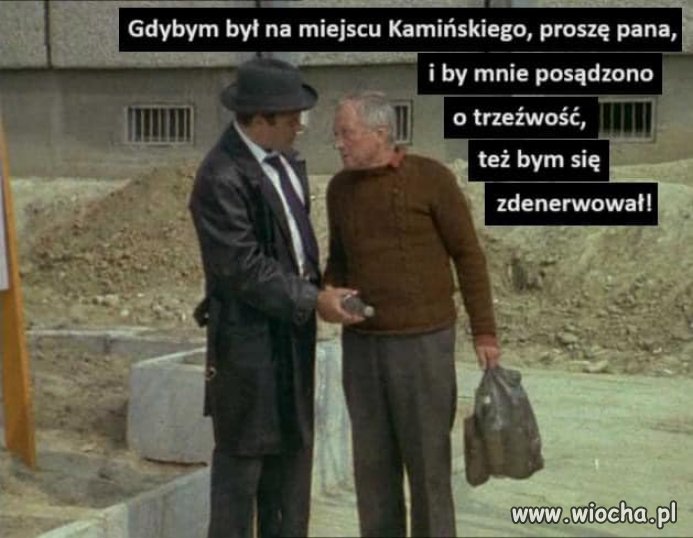 Wiadomo, że on zawsze trzeźwy, jak świnia 