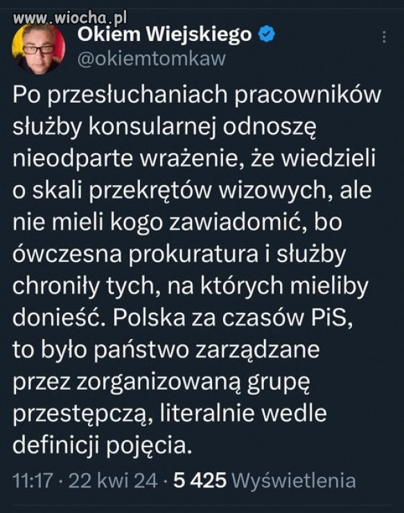 Dokładnie tak było