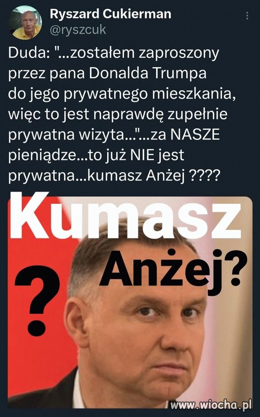 Anżej mało rzeczy rozumie