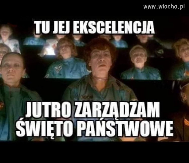 Tu jej ekscelencja