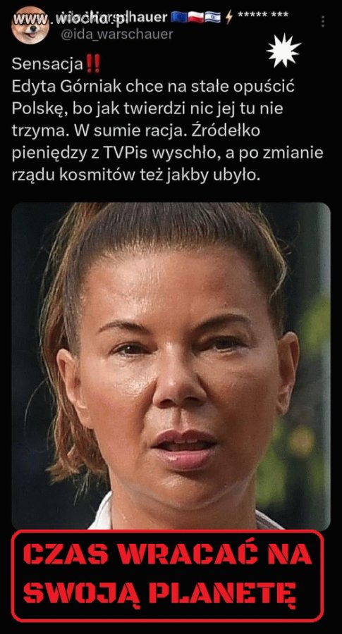 Jak ci się nie podoba to wypi3rdalaj