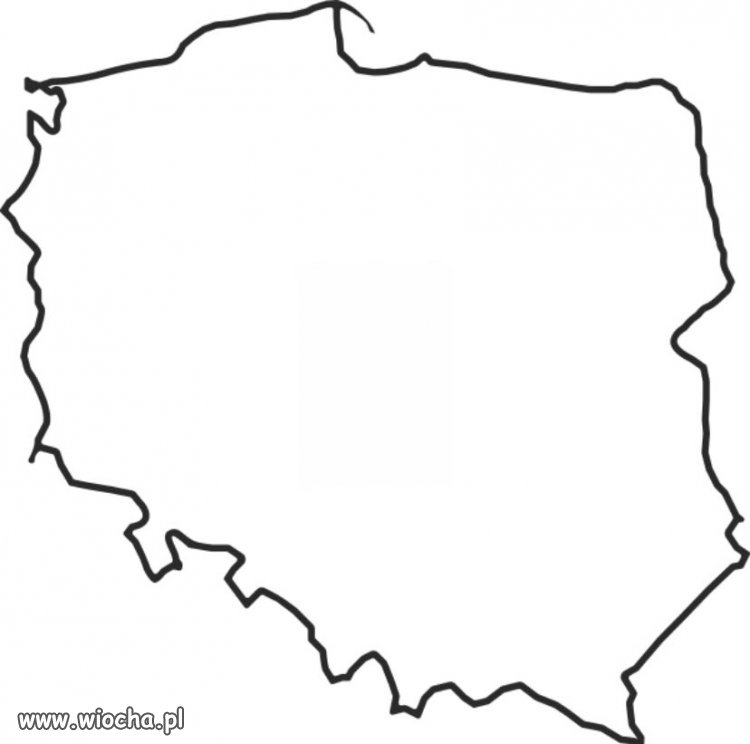 Na mapie zaznaczono miasta pow 50 tys mieszkańców