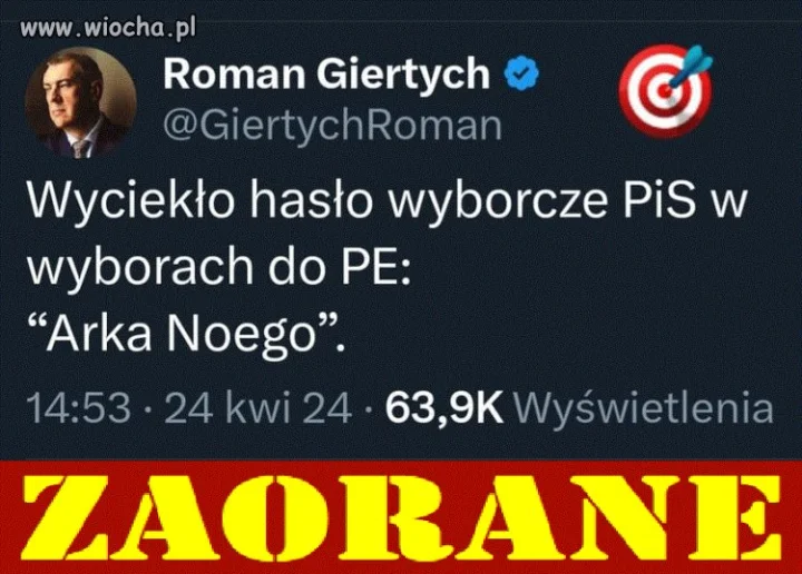 Roman jak zawsze celnie