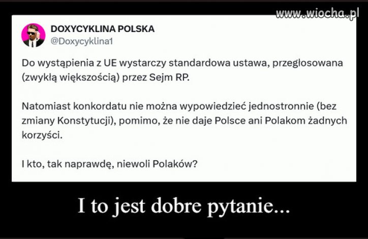 Polska to ostatnia kolonia Watykanu w Europie!