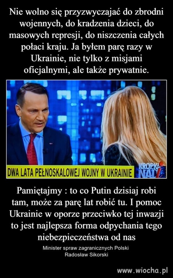 Radek to mądry facet. Ma 100% racji w tym co mówi 